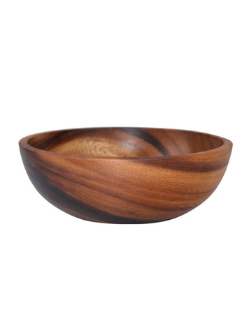 Kitchen Natural Wooden Bowl Household Fruit Bowl Salad Bowl