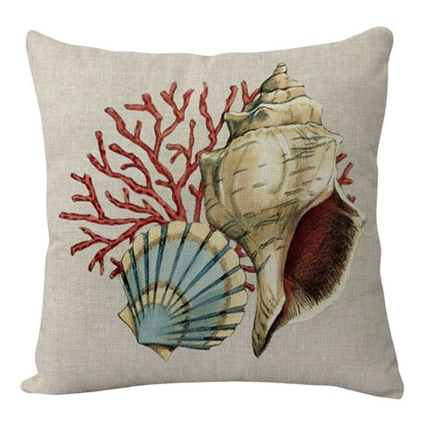 Cushion Covers Sea Turtle Printed Throw Pillow Cases For Home Decor